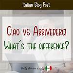 Arrivederci!