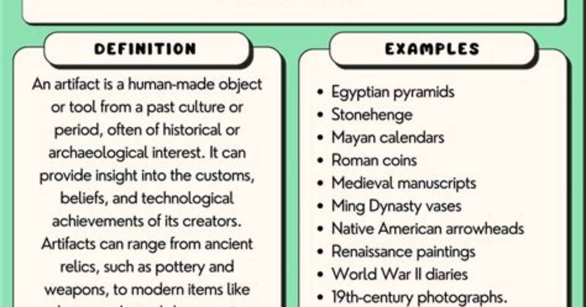 Artifact Meaning