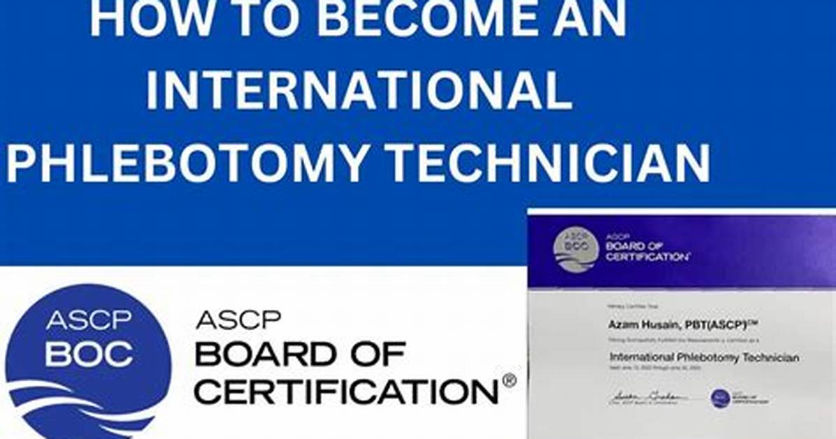 Ascp Phlebotomy Certification