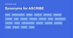 Ascribe Synonym