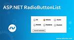 Asp Radiobuttonlist. Selected Issues