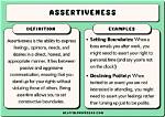 Assertive Personality Description: 2 Wds.