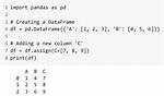 Assign Pandas Dataframe Column Dtypes