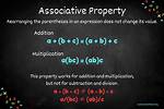Associative Property Definition