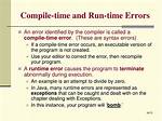 At Compile Time Error?