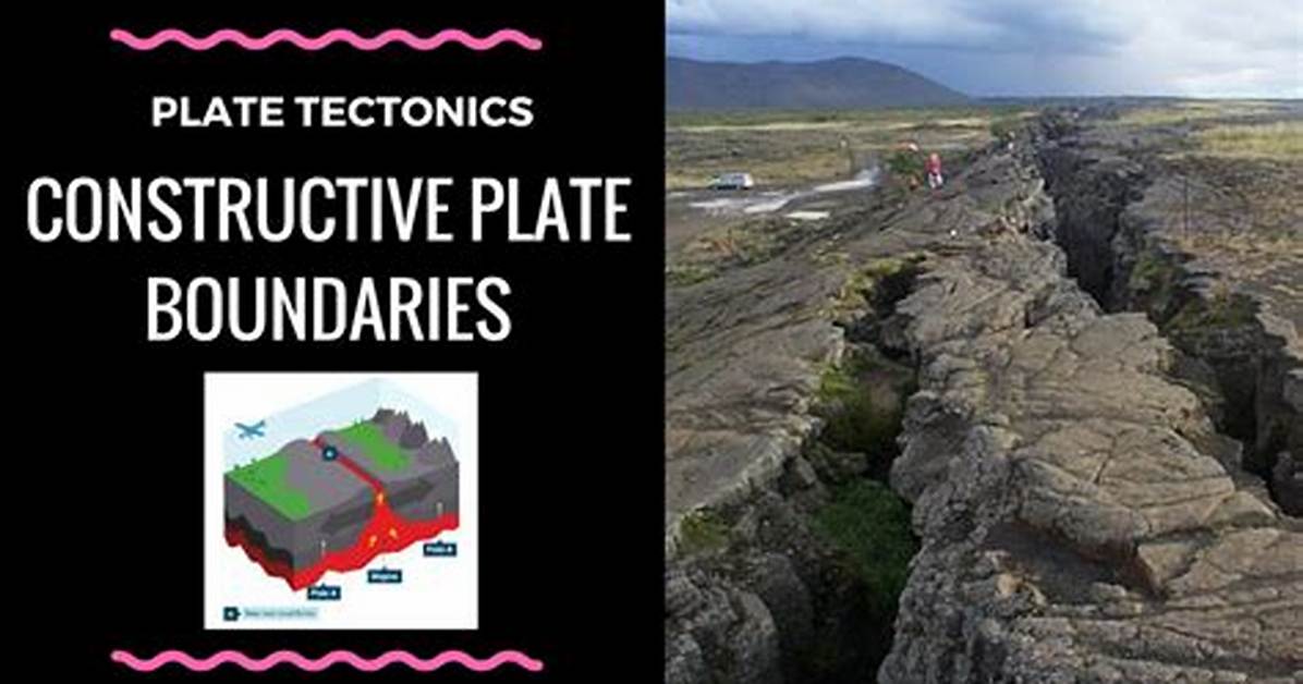 At Constructive Plate Boundaries?