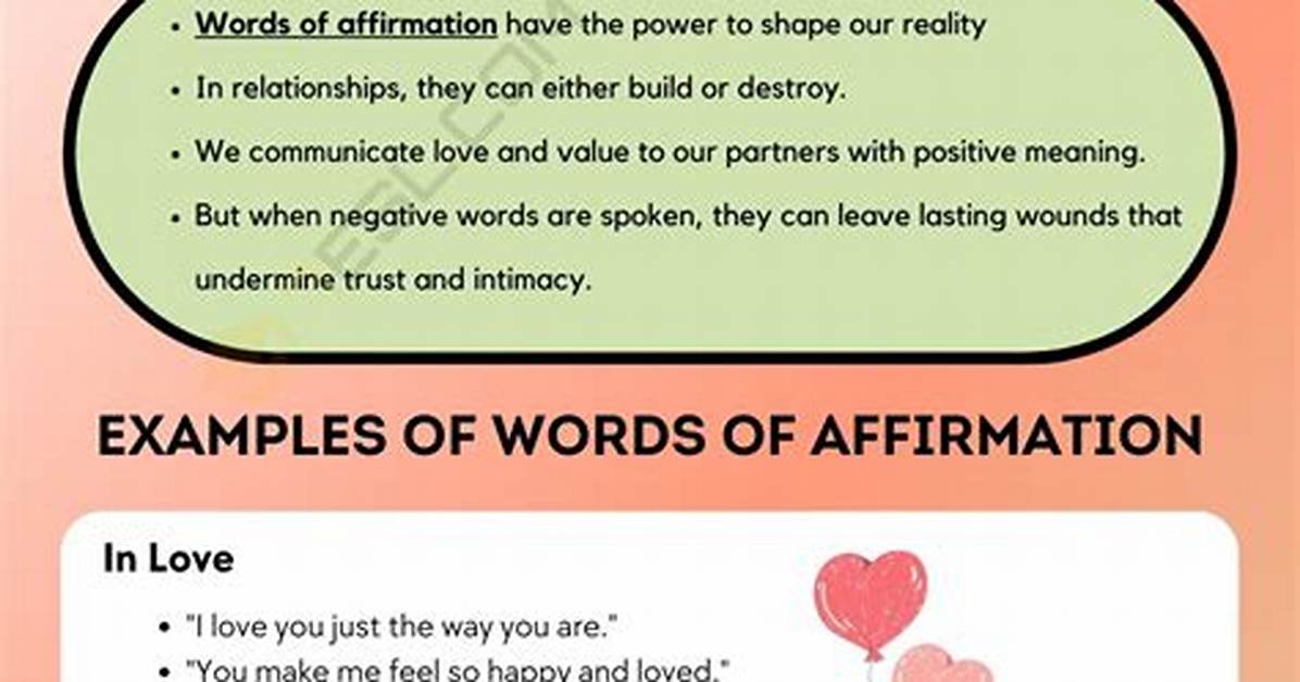 At Does Affirmation Mean?