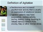 At Does Agitated Mean?