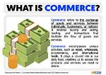 At Does Commerce Mean?