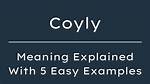 At Does Coyly Mean?