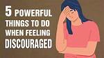 At Does Discourage Mean?