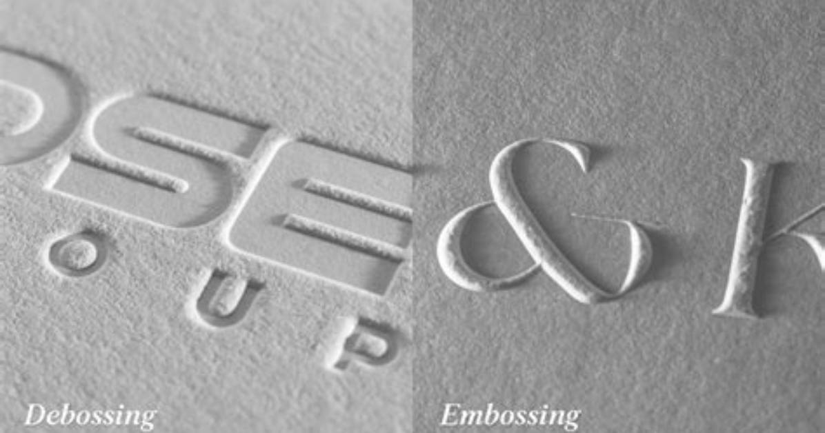 At Does Embossed Mean?
