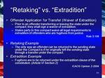 At Does Extradition Mean?