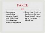 At Does Farce Mean?
