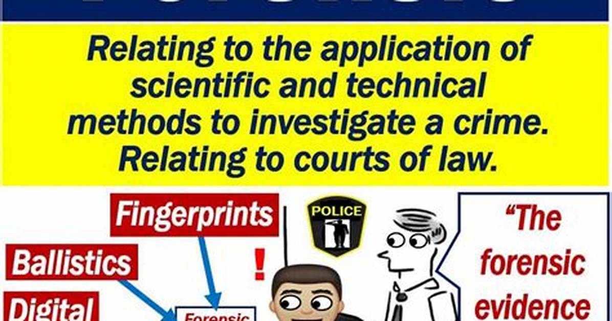 At Does Forensic Mean?