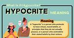 At Does Hypocrite Mean?