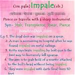 At Does Impale Mean?