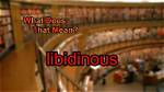 At Does Libidinous Mean?
