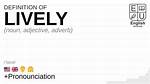 At Does Lively Mean?