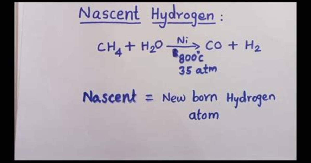 At Does Nascent Mean?