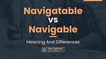 At Does Navigable Mean?