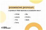 At Does Possessive Mean?