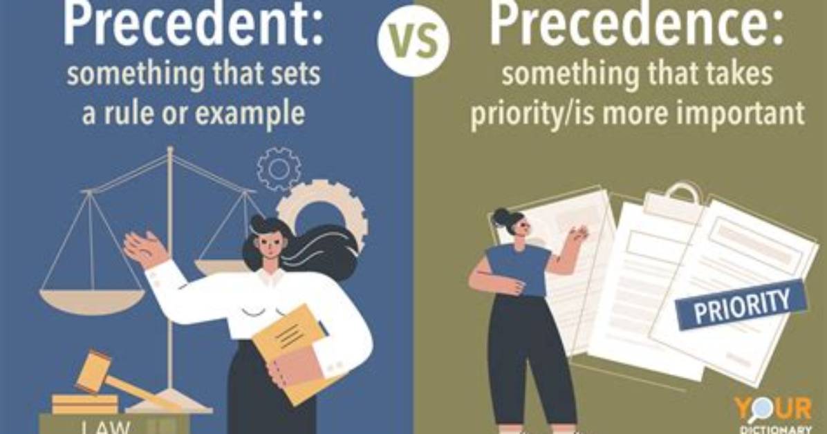At Does Precedent Mean?