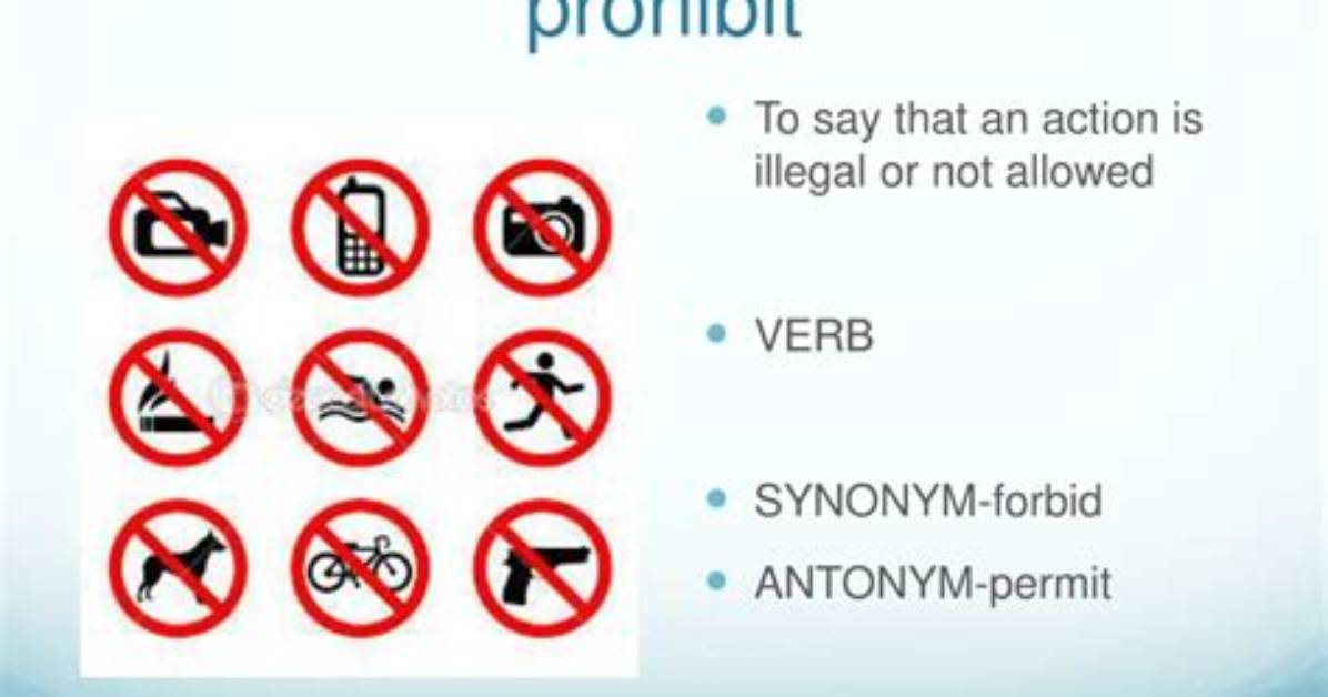 At Does Prohibit Mean?