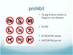 At Does Prohibit Mean?