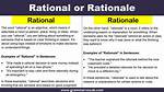 At Does Rational Mean?