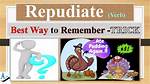 At Does Repudiate Mean?