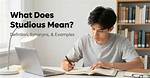 At Does Studious Mean?