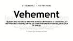 At Does Vehement Mean?