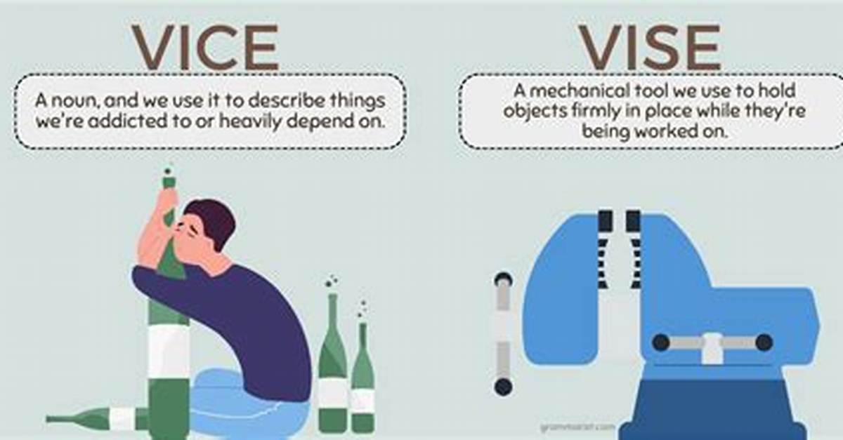 At Does Vice Mean?