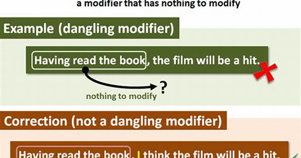 At Is a Dangling Modifier?