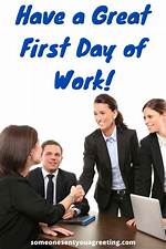 At Work First Day?