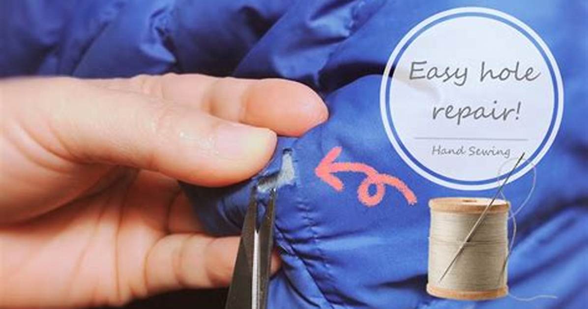 Attach a Patch or Mend a Hole Perhaps