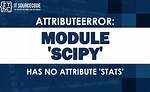Attributeerror: 'Module' Object (Scipy) Has No Attribute 'Misc'