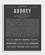 Audrey Name