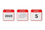 August 5 2023 for Example