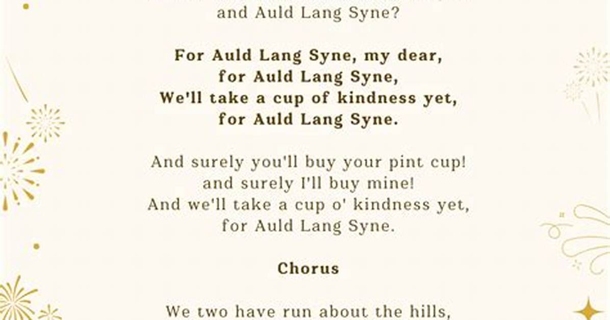 Auld ___ Syne