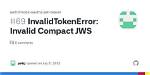 Auth0 Invalid Compact Jws