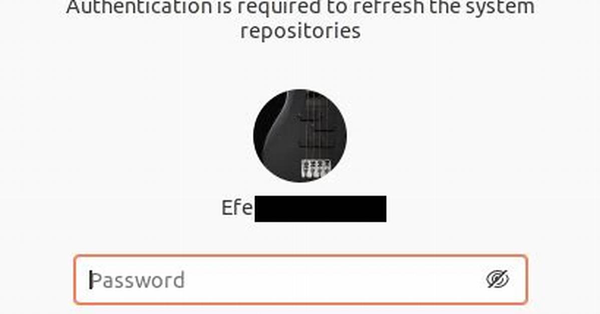 Authentication Required Popup