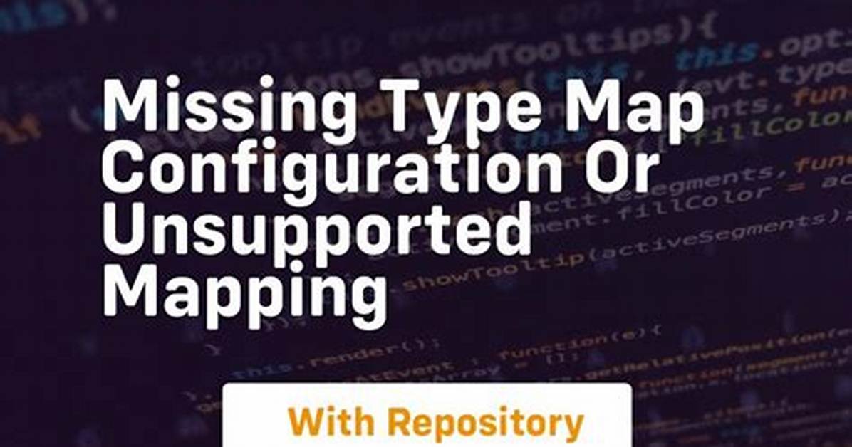Automapper Missing Type Map Configuration or Unsupported Mapping - Error