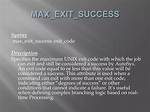 Autosys Exit Code Meaning