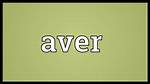 Aver Meaning
