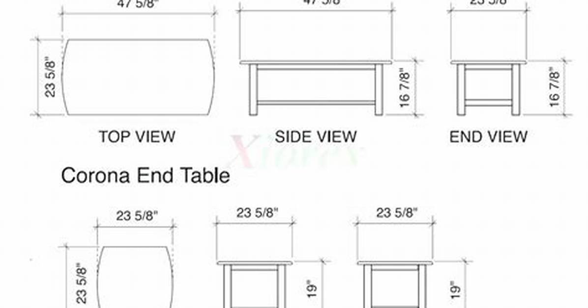 Average Coffee Table Height