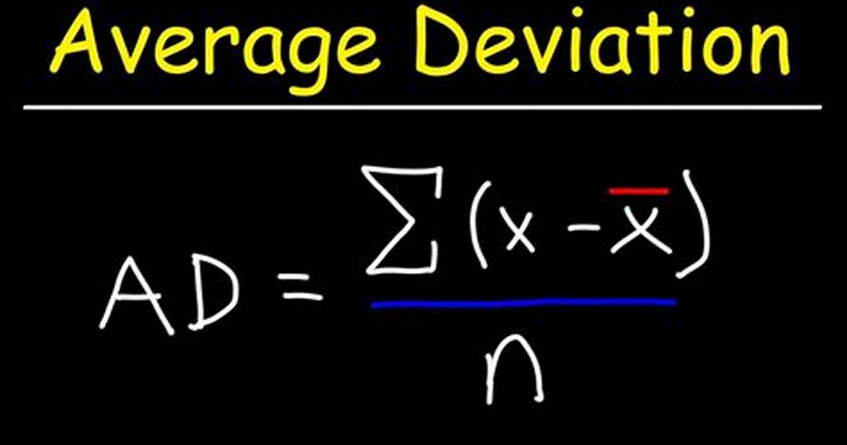 Average Deviation Calculator