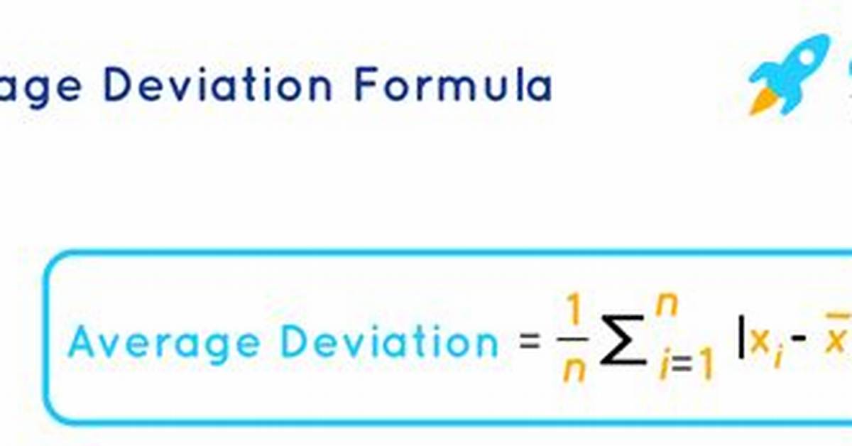 Average Deviation Formula