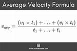 Average Velocity Calculus